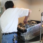 新しいコンロの設置